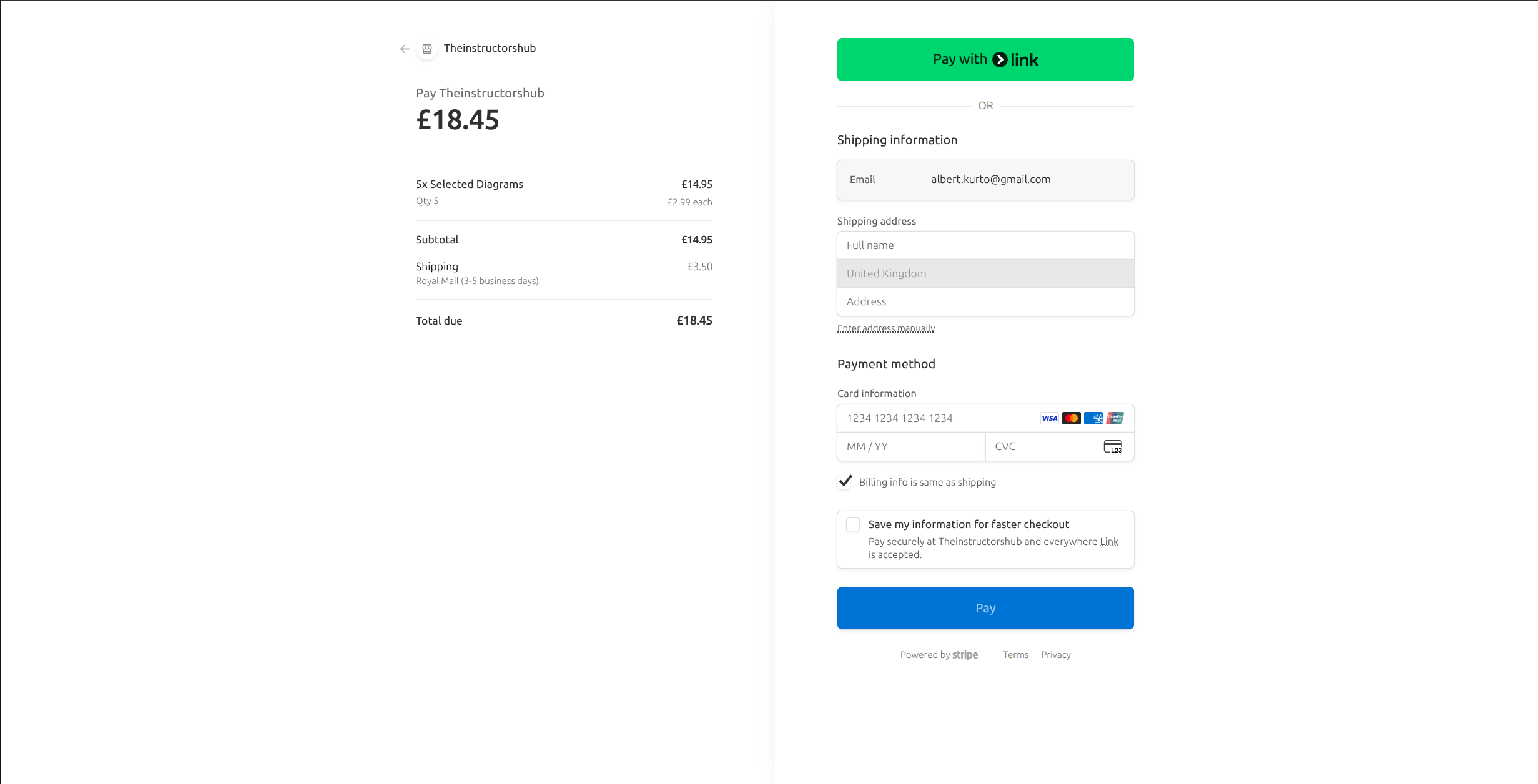 Stripe Payment Integration